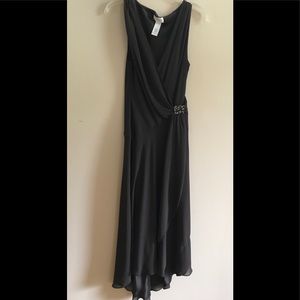 Liz Claiborne Brown Chiffon Dress